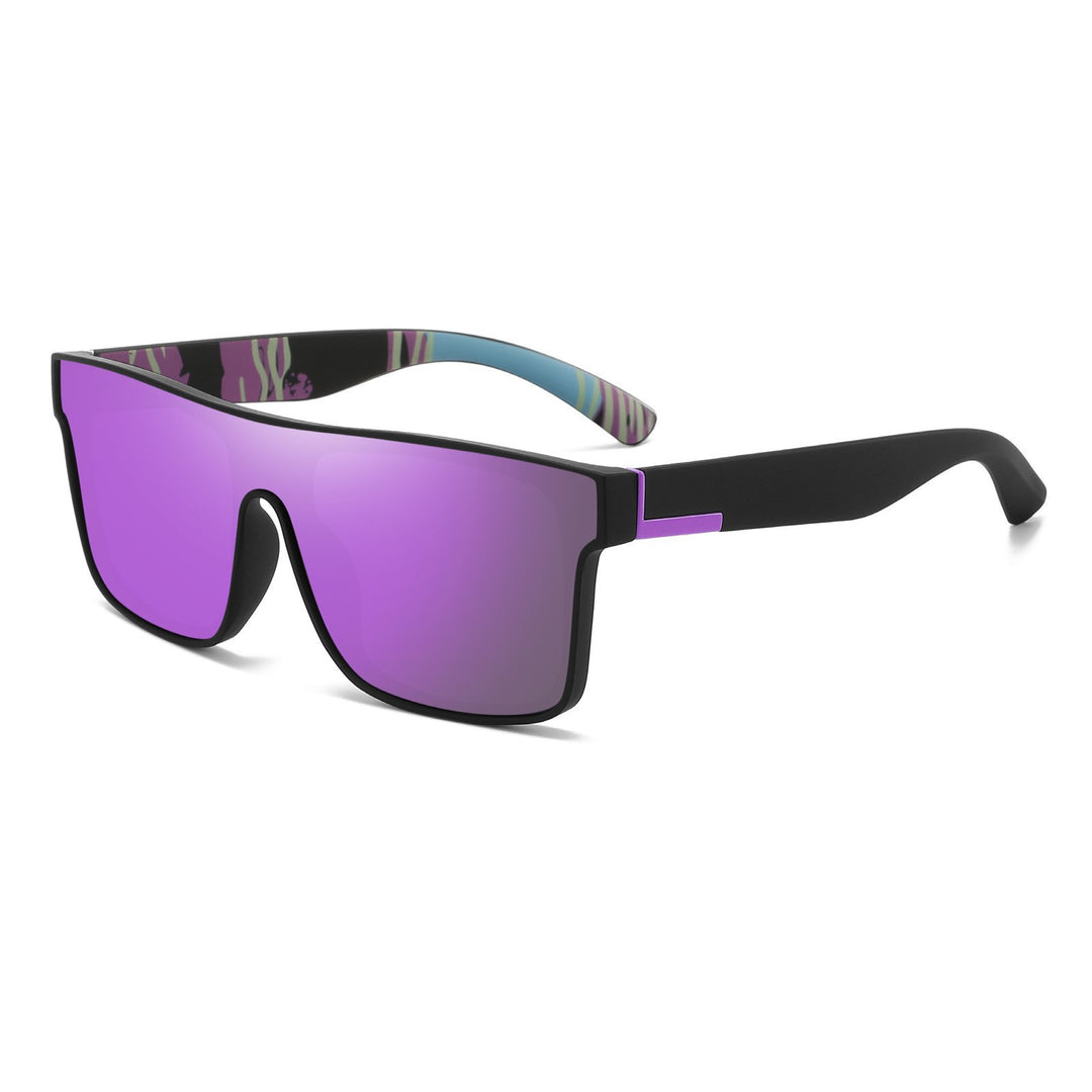 Motorcycle Photochromic Oversized Sunglasses Men Windproof Outdoor Sports Riding Shades