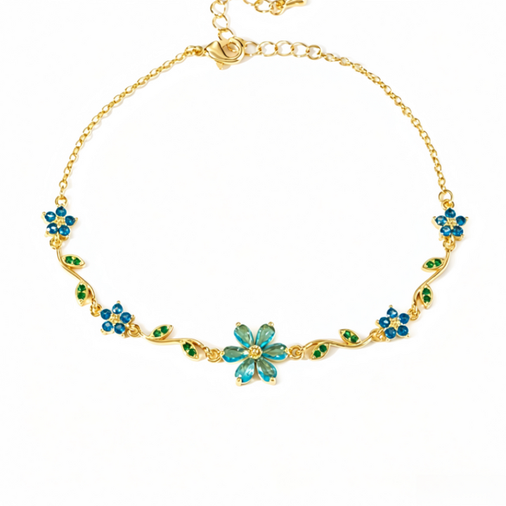 Colorful Flower Vine Bracelet for Women