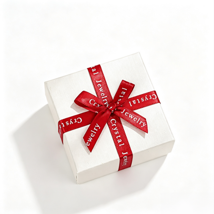 Multi‑Color Ribbon Bow Jewelry Gift Box Square Accessory Storage Present Box